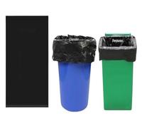 Garbage bag50Pcs/1Roll Large Garbage Bags 50L/100L Hotel Property Super Large Plastic Bag Thickening Trash Bags-70X80Cm