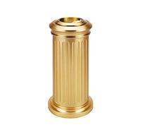 Garbage Bin with Swing, Trash Can Trash Garbage Can Creative Retro Trash Can Hotel Outdoor Trash Can is Beautiful and Practical