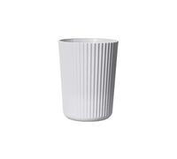 Garbage can,Round Bin Bedroom Kitchen Living Room Uncovered Multi-Color Paper Basket Trash(Gris,L)