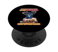 Garbage Day Favorite Day Of The Week Tropique Skunk Raccoon PopSockets Adhesive PopGrip