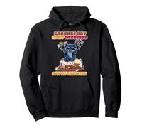 Garbage Day Favorite Day Of The Week Tropique Skunk Raccoon Pullover Hoodie