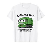 Garbage Day is Favorite Trash Truck Kids Boys Toddlers T-Shirt