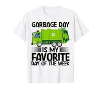 Garbage Day Waste Management Truck Boys Toddlers Kids T-Shirt
