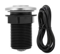 Garbage Disposal Air Switch, Push Button Garbage Disposal Switch Sink Top Switch with Air Hose Replacement for 32mm Mounting Hole