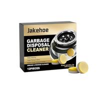 Garbage Disposal Cleaner and Deodorizer Tablets - 12 Pack, Powerful Foaming Natural Fres Garburator Sink & Disposal Cleaner,