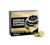 Garbage Disposal Cleaner and Deodorizer Tablets,Powerful Natural Garburator & Sink Freshener, Removes Stubborn Food Residue & Grease Buildup, Safe Kitchen Drain Cleaning Care,Odor Removal (1 box)