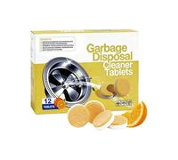 Garbage Disposal Cleaner Tablets 12-Pack - Sink Cleaner and Deodorizer,Garbage Disposal Cleaner and Deodorizer Tablets，Prevents Odors,for Kitchen Sink Drains & Disposals (1 Box)