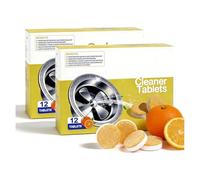 Garbage Disposal Cleaner Tablets Powerful Foaming Tablets with Fresh Citrus Scent, Natural Formula Cleans Sink Grind Chamber & Drainpipe, Dishwasher Cleaner Compatible (2PC)