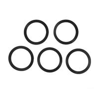 Garbage Disposal Rubber Sink Seal 80032, 110 mm, for inSinkErator, Black Silicone Gasket Replacement for FLG-Seal, Compatible with Garbage Disposal Drainage Systems(5pcs)