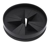 Garbage Disposal Splash Guards 3 3/8" Sink Baffle QCB-AM Replacement for InSinkErator Evolution Series, Upgraded Removable Quiet Collar Drain Plugs, Garbage Disposer Accessories, Black, 1 Pack