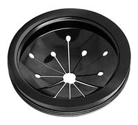 Garbage Disposal Splash Guards Collar Sink Baffle, 3-1/8 Inch Kitchen Sink Drain Splash Guard, Multi-Function Kitchen Drain Plugs for GE, Whirlaway, Sinkmaster and Waste King (Black)