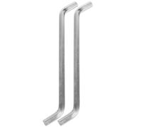 Garbage Disposal Wrench Practical Metal Food Waste Disposal Tool 2 Pcs Stainless Steel for Sink Sturdy and Not Easy to Deform, for Kitchen Maintenance