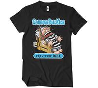 Garbage Pail Kids Officially Licensed Electric Bill Mens T-Shirt (Black), XX-Large