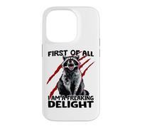Garbage panda raccoon goblin sarcasm cheeky raccoon Case for iPhone 14 Pro
