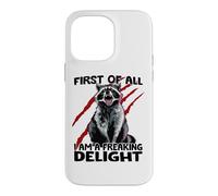 Garbage panda raccoon goblin sarcasm cheeky raccoon Case for iPhone 14 Pro Max