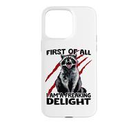 Garbage panda raccoon goblin sarcasm cheeky raccoon Case for iPhone 15 Pro Max