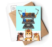 Garbage Rubbish Sorting Machine Shelf Postcards Envelopes Cards Mailing Year Horse