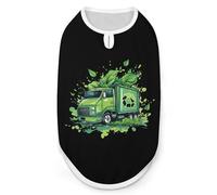 Garbage Rubbish Trash Trucks Dog Shirts Patterned Pet Clothes Tank Top Sleeveless T-Shirt for Cats Puppy L