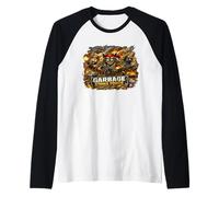 Garbage Strike Force Tactical Raccoon Rat Pigeon Animal Raglan Baseball Tee
