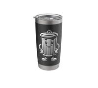 Garbage Trash Can Cartoon Character Design Stainless Steel Insulated Tumbler