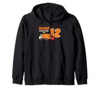 Garbage Truck 12th Birthday Dump Everything Toddler Design Zip Hoodie