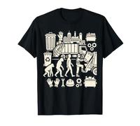 Garbage Truck Driver Evolution Waste Collection Job Work T-Shirt