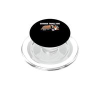 Garbage Truck Time Funny Sanitation Worker Driver PopSockets PopGrip for MagSafe