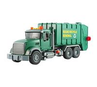 Garbage Truck Toys - Recycle Truck With Sound And Light | Large Recycling Garbage Toy | 6.3 Inches Kids Assembly Dust Tractor | Friction Powered Recycling Vehicle | Dust Toy Bus For Boys