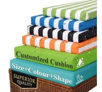 Garberson Custom Bench Cushion Outdoor,Waterproof Garden Seat Pads
