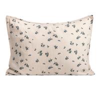 Garbo & Friends - Blueberry Muslin Pillowcase, 50x60 cm - Sand