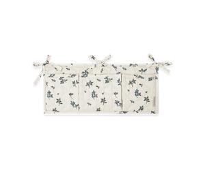 Garbo&Friends Blueberry satin quilted bed pocket 18x43 cm