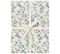 Garbo & Friends - Dainty Fitted Sheet Muslin, 180x200 cm - Blue