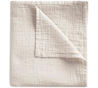 Garbo & Friends - Eggshell Muslin Swaddle Blanket, 110x110 cm - Beige