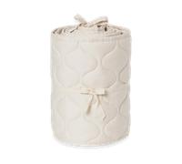 Garbo&Friends Eggshell Satin quilted crib bumper 30x360 cm