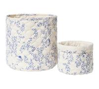 Garbo & Friends - Jardim Quilted Baskets 2-pack - Blue