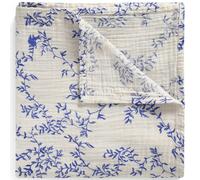 Garbo & Friends - Jardim Swaddle Blanket, 110x110 cm - Blue