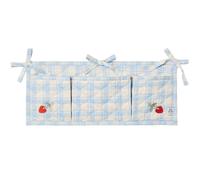 Garbo & Friends - Plaid Sky Blue Bed Pocket Quilted - Blue