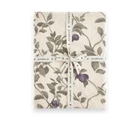 Garbo&Friends Plum Muslin fitted sheet 70x140x20 cm