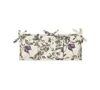 Garbo&Friends Plum satin quilted bed pocket 43x18cm