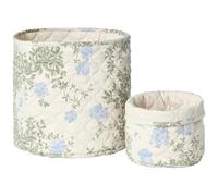 Garbo & Friends - Plumbago Quilted Baskets 2-pack - Blue