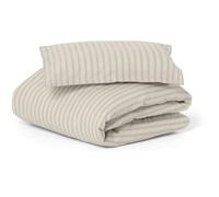 Garbo & Friends - Stripe Mauve Bed Set, 100x130 + 35x55 cm - Beige