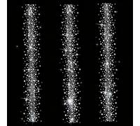 GARBODIY 18PCS Rhinestone Iron-On Transfers - 6 Sheets Hotfix Appliques, Clear Crystal Sparkle Decals with Strong Adhesive | Easy to Use for T-Shirts, Jackets, Hoodies & DIY Creative Crafts