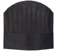 Garcia de Pou Chef's Hats Round Top in Box, 25 cm, Airlaid, Black, 25 x 30 x 30 cm