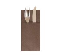 Garcia de Pou Kangaroo Airlaid Napkins 60 Gsm in Box, 40 x 40 cm, Paper, Chocolate, 30 x 30 x 30 cm