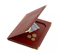 Garcia de Pou Leather Bill Presenter Retaining, 22.8 x 17 x 2 cm