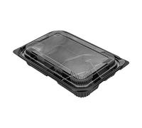 Garcia de Pou Pack of 50-3 Compartment Chests, 22.7 x 14.7 x 3.5 cm, Black