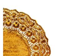 Garcia de Pou Round Doilies, 31 cm, Litos metal, Gold, 31 x 30 x 30 cm