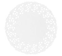Garcia de Pou Round Doilies, Paper, White, 9 x 30 x 30 cm