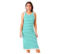 Garcia F50085 Sleeveless Midi Dress Green S Woman