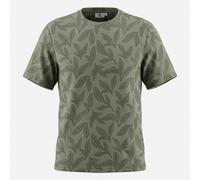 Garcia Men T-Shirt Q261012-5360 Shadow Sage Green Floral Print Regular Fit